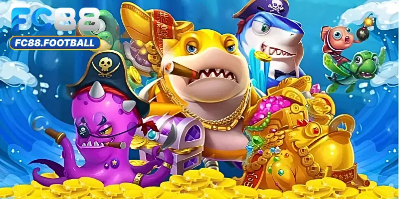 Hướng dẫn các bước chơi và đổi thưởng tại sảnh bắn cá hải tặc Fc88